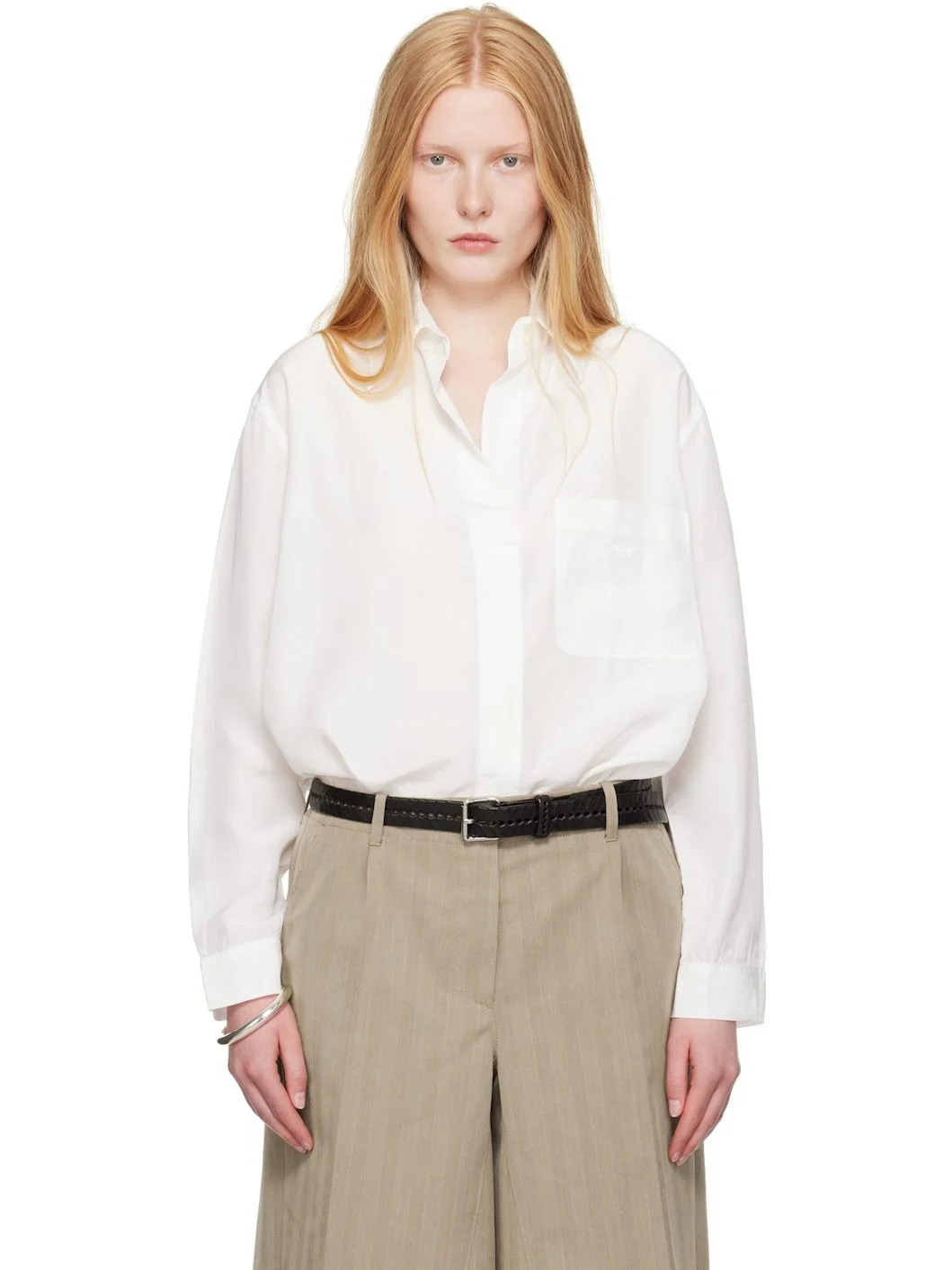 WORK SHOP Emporio Armani White Grazia Shirt - 1