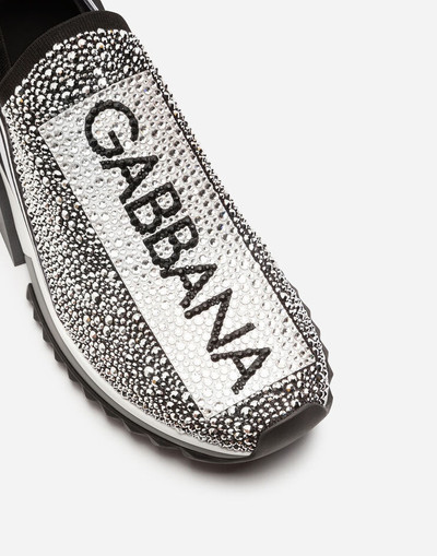 Dolce & Gabbana Logotape Sorrento sneaker with fusible crystals outlook