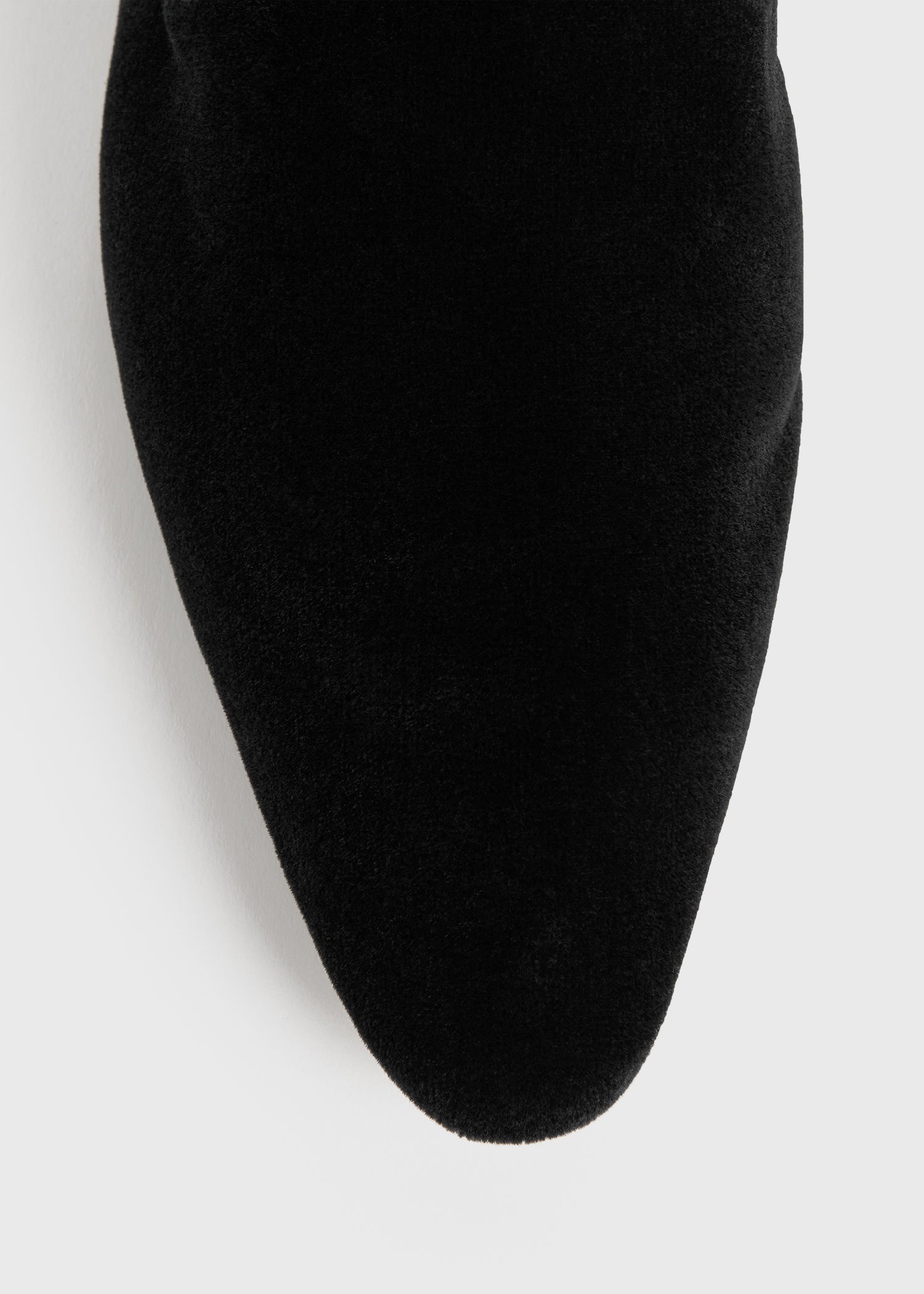 Velvet venetian slippers black - 5