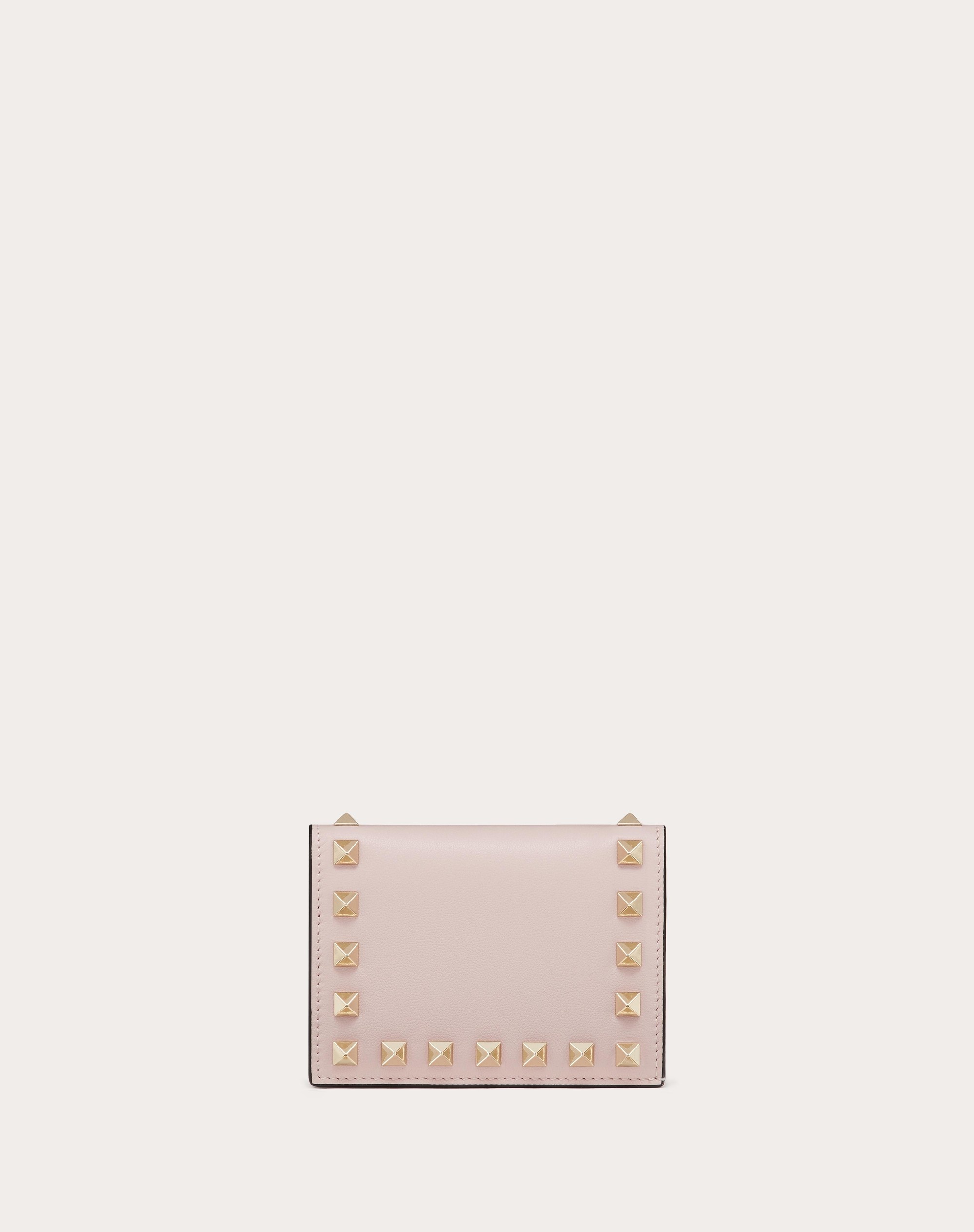 SMALL ROCKSTUD CALFSKIN WALLET - 1