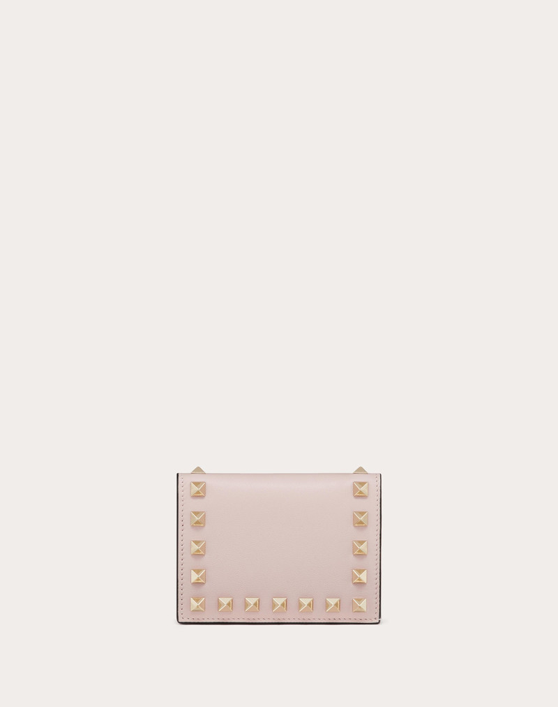 SMALL ROCKSTUD CALFSKIN WALLET 1