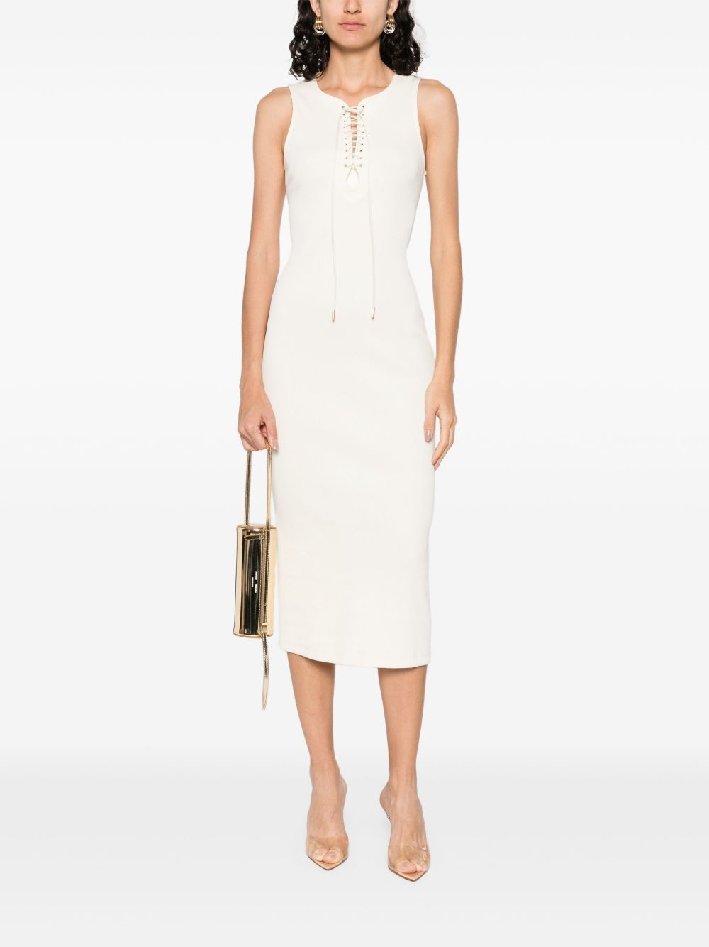 cotton midi dress - 2
