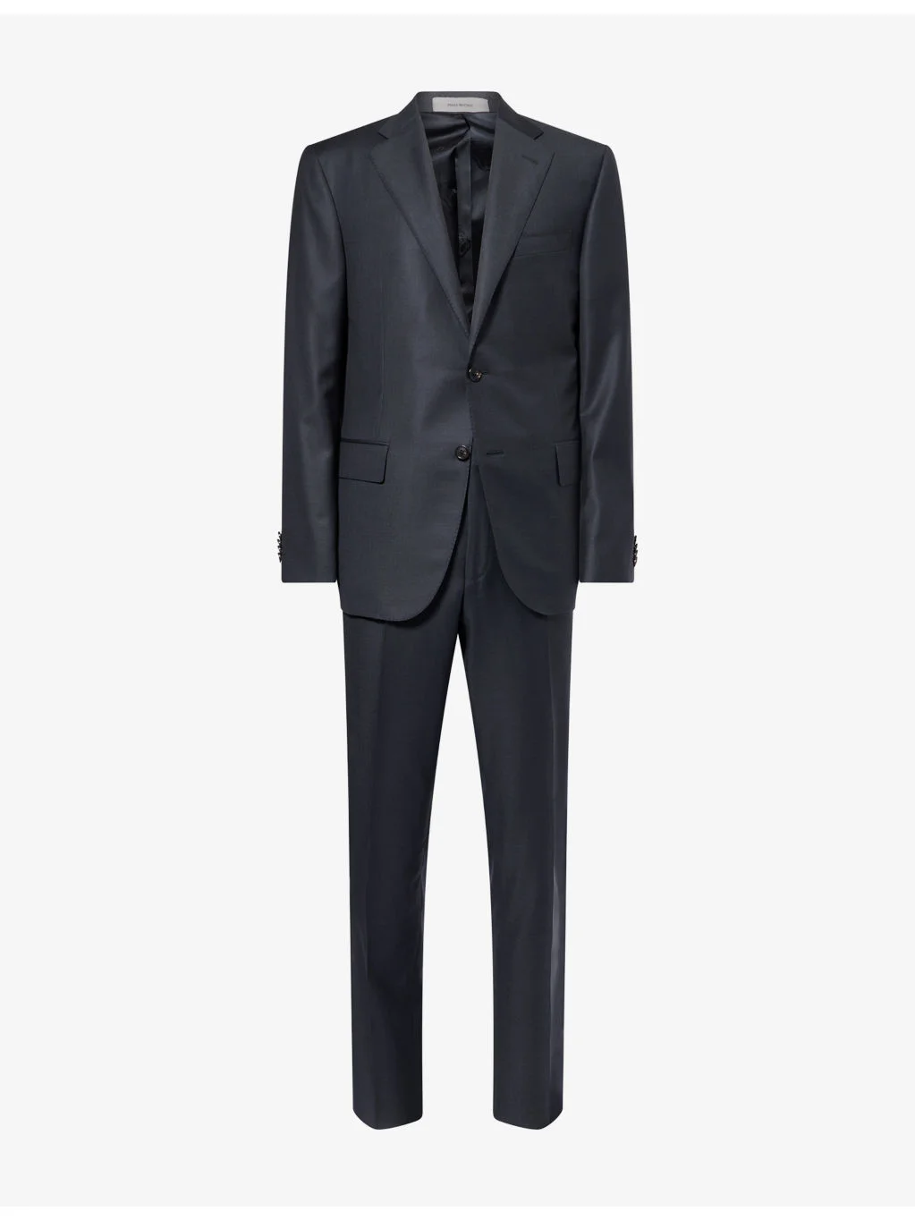 Single-Breasted Notch-Lapel Wool Suit - 1