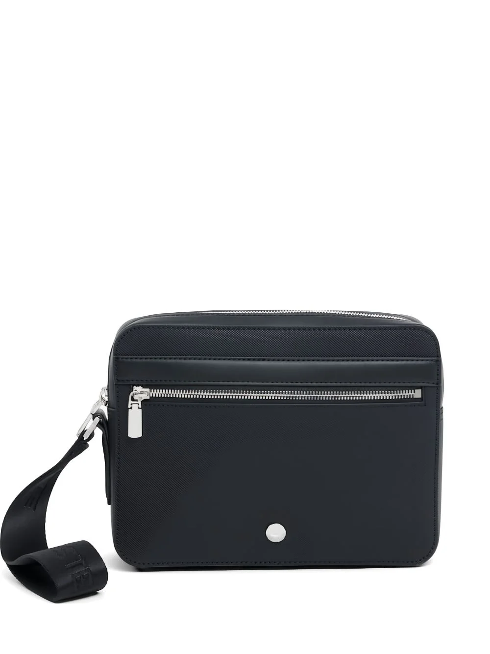 Langon textured leather clutch - 1