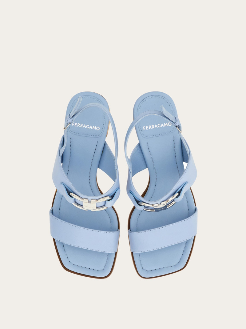 FERRAGAMO Sandal with Gancini ornament outlook