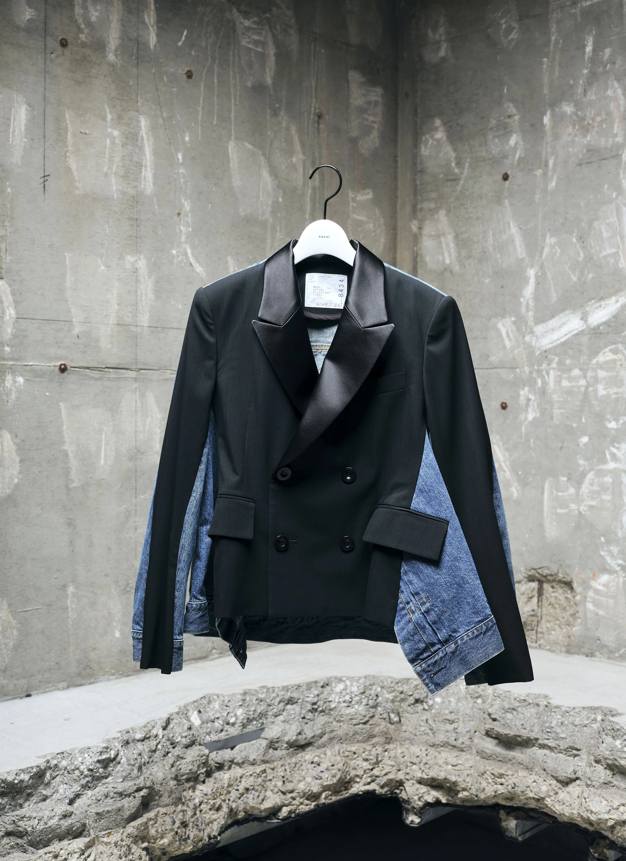 Wool Suiting x Denim Jacket - 1