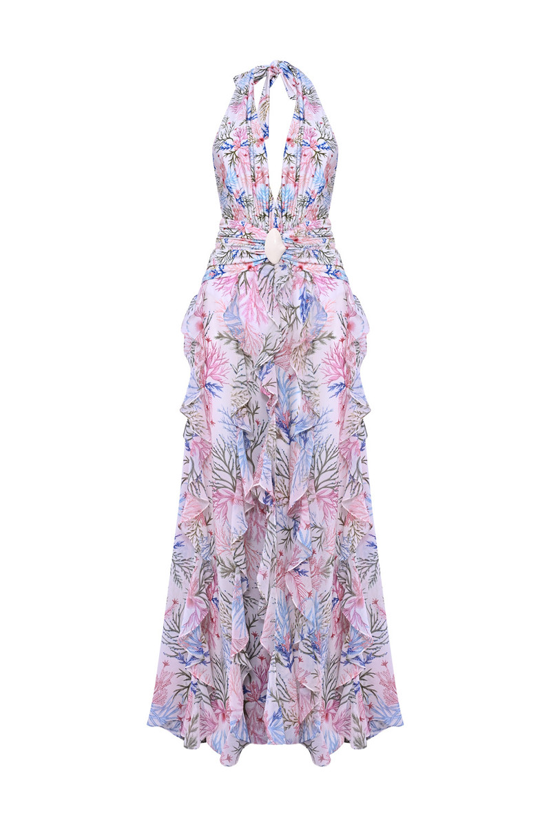 PatBO SEAWEED PLUNGE BEACH DRESS outlook