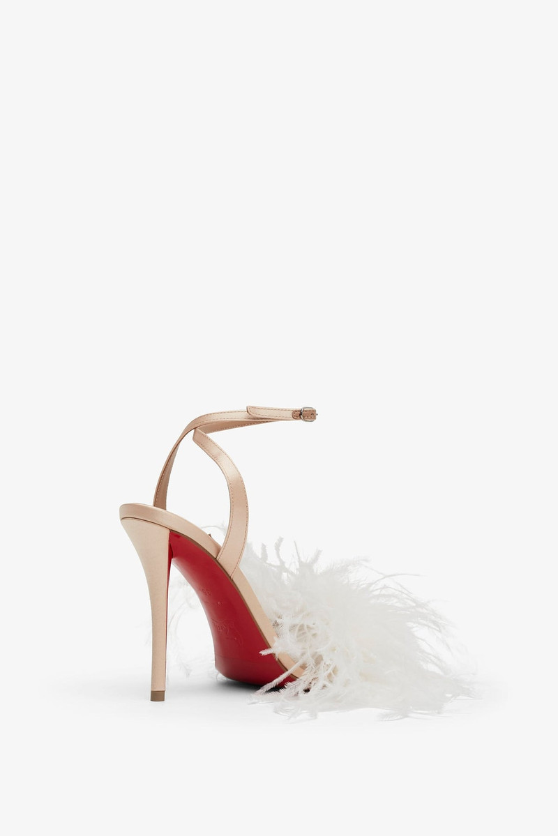 Christian Louboutin Miss Z Poupi 100 blush sandals outlook