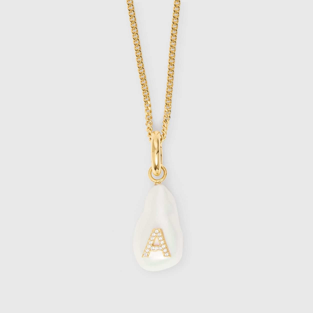 ‘A’ Crystal and Resin Pearl Letter Charm – Online Exclusive - 7