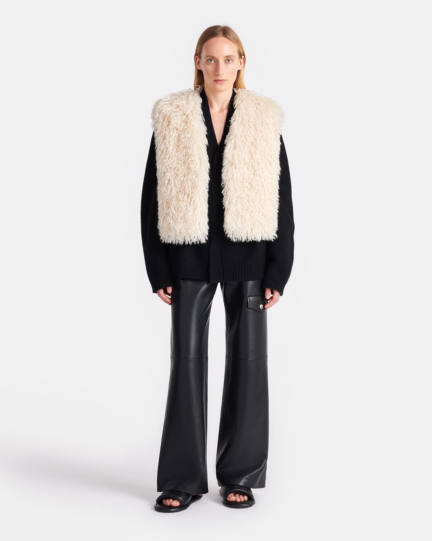 Faux Racka Fur Vest - 6