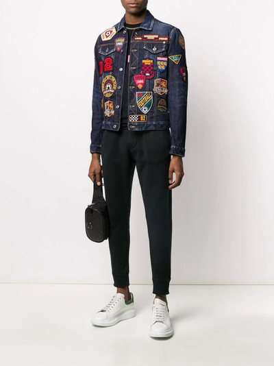 DSQUARED2 multiple-patch denim jacket outlook