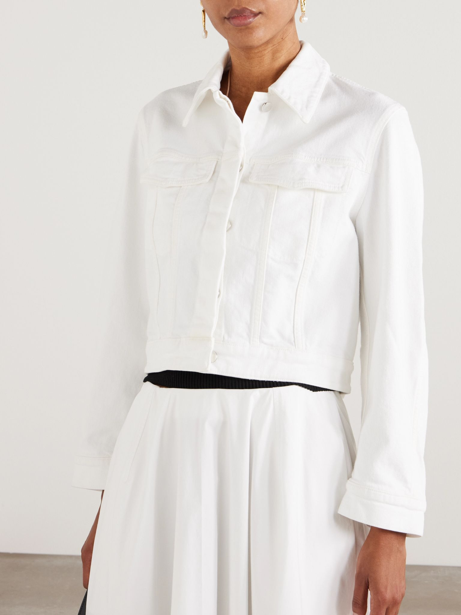 Denim jacket White - 3