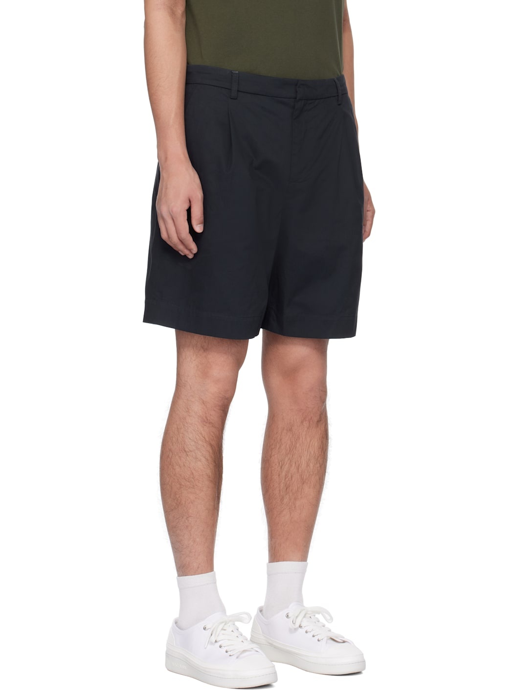 Navy Crew Shorts - 2