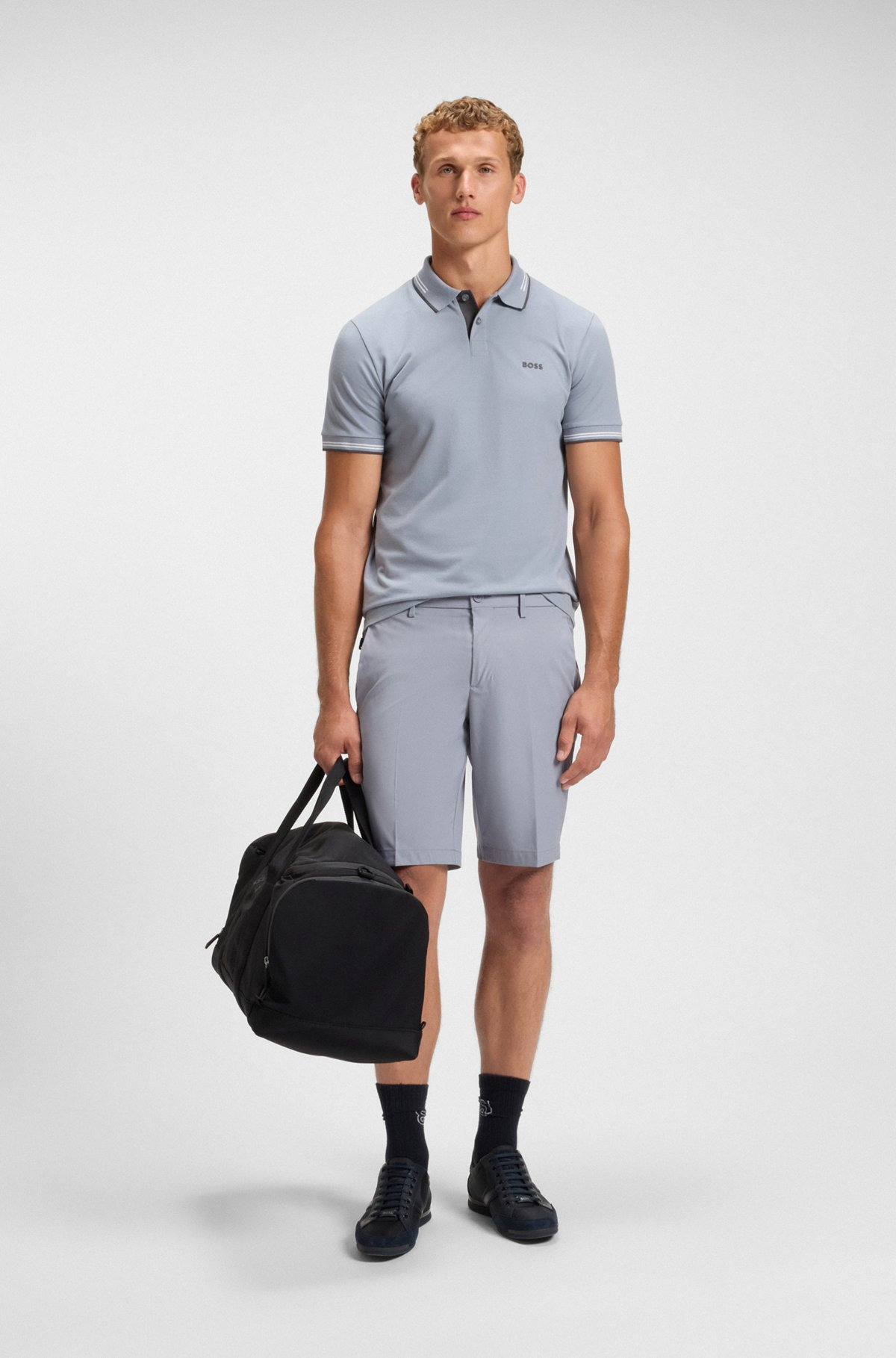 WATER-REPELLENT SHORTS WITH EASY-IRON FINISH - 3