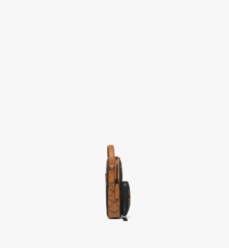 MCM Aren Crossbody Phone Case in Monogram Mix outlook