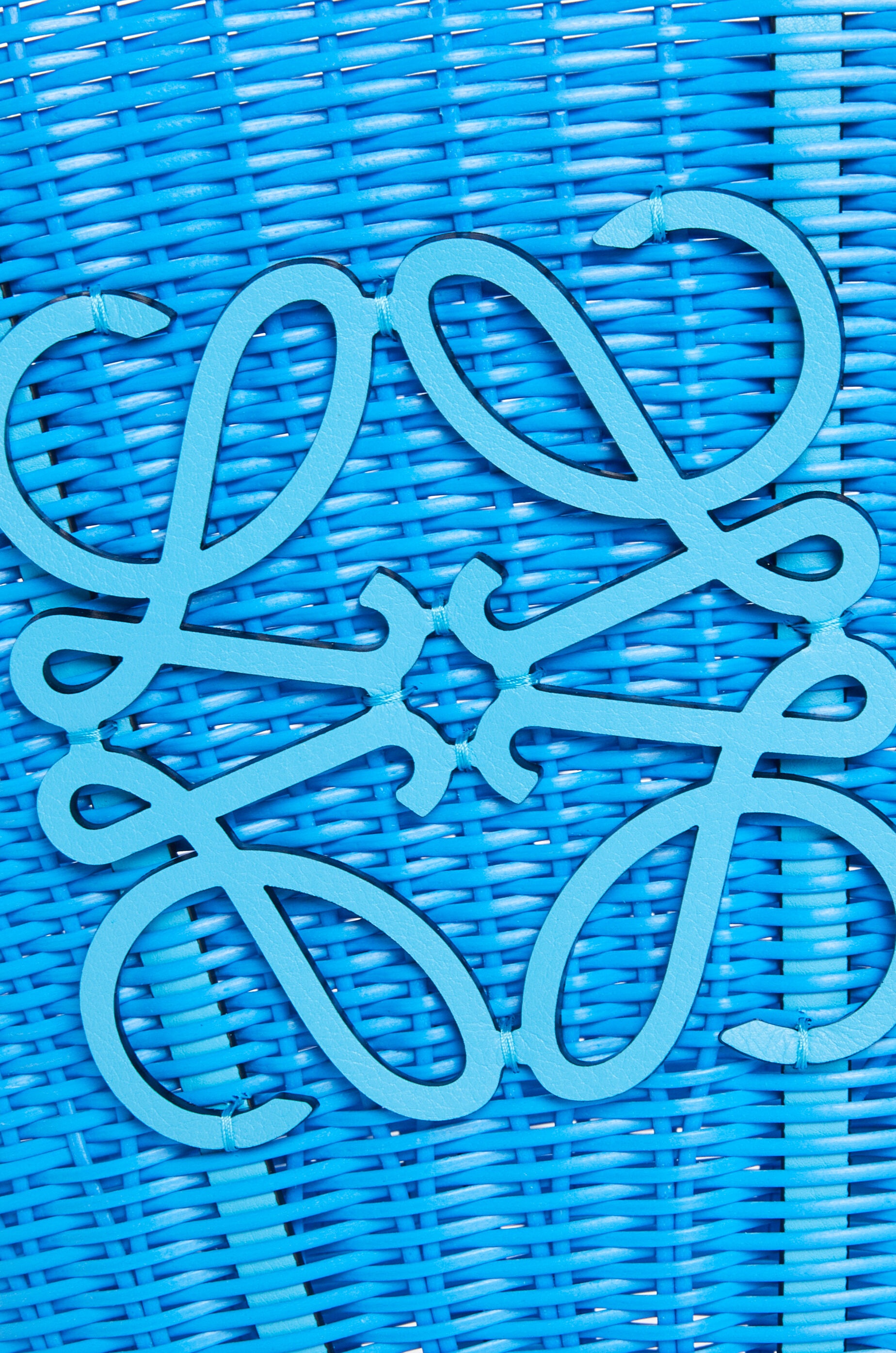 Mermaid basket bag in plastic and calfskin - 6