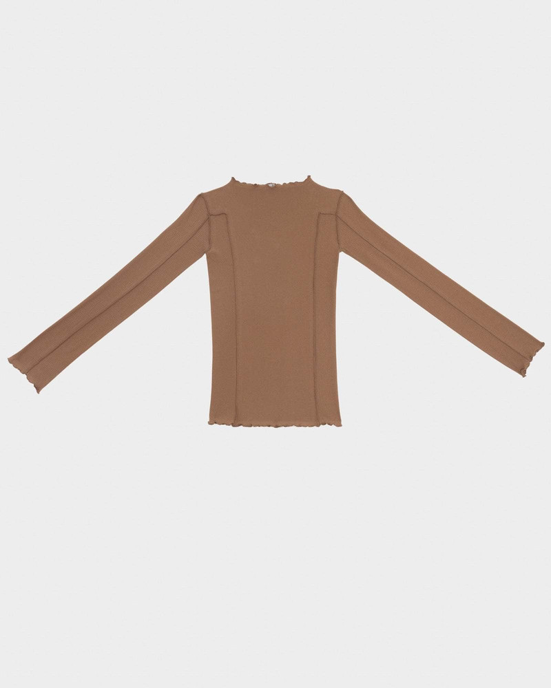 Omato Long Sleeve Tee - Fine Organic Cotton Rib - 1