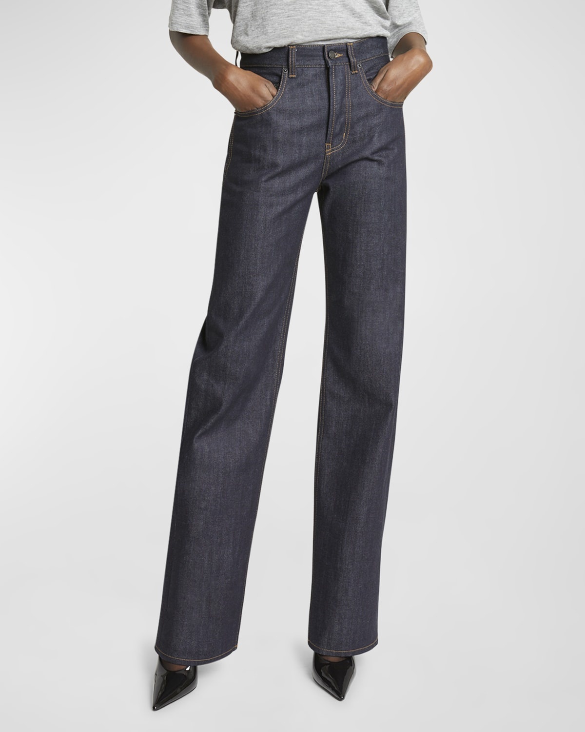 Cotton Bootcut Jeans - 7