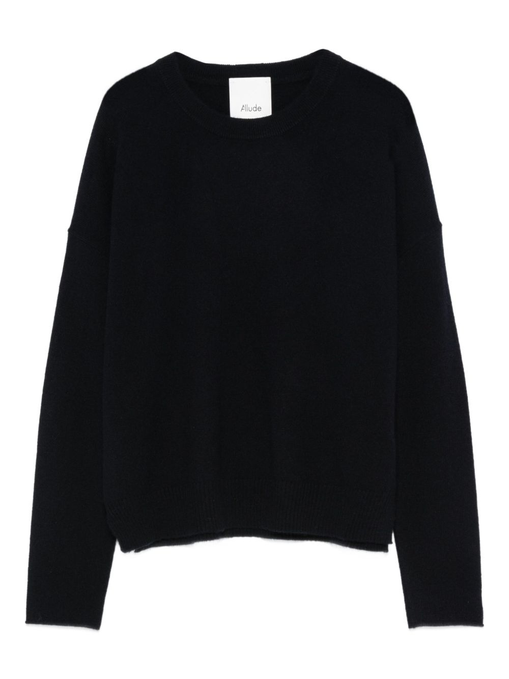 round-neck cashmere sweater - 1