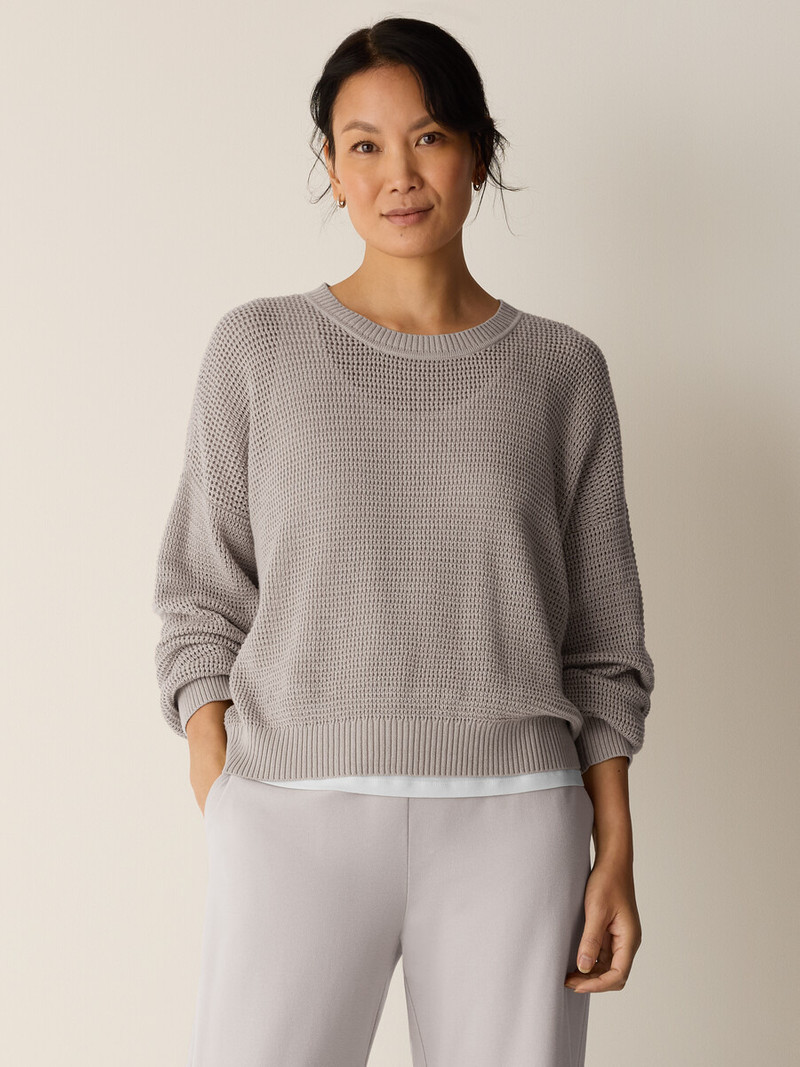 Peruvian Cotton Blend Crew Neck Top 3