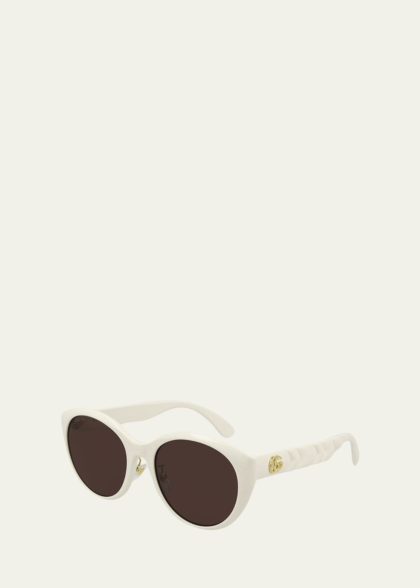 Round Acetate Sunglasses - 1