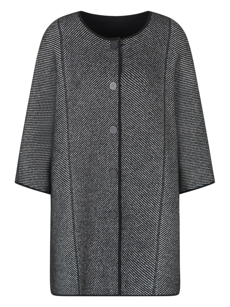 EMPORIO ARMANI single-breasted coat outlook