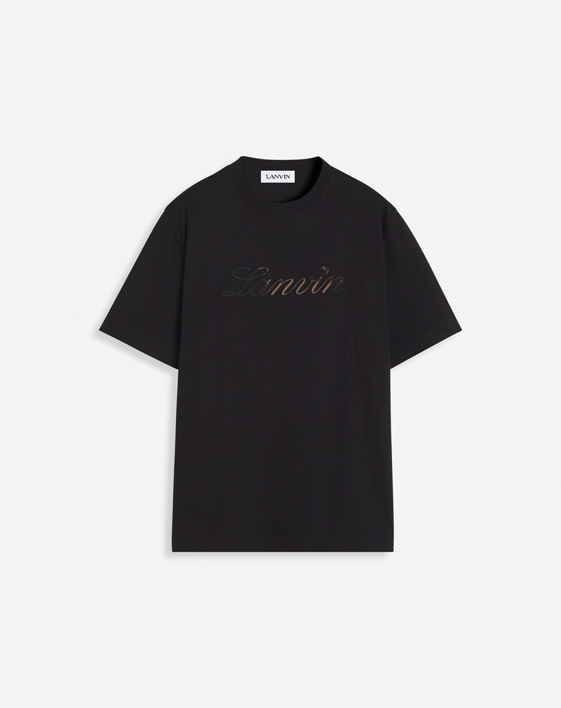 LOGO DENIM T-SHIRT - 1