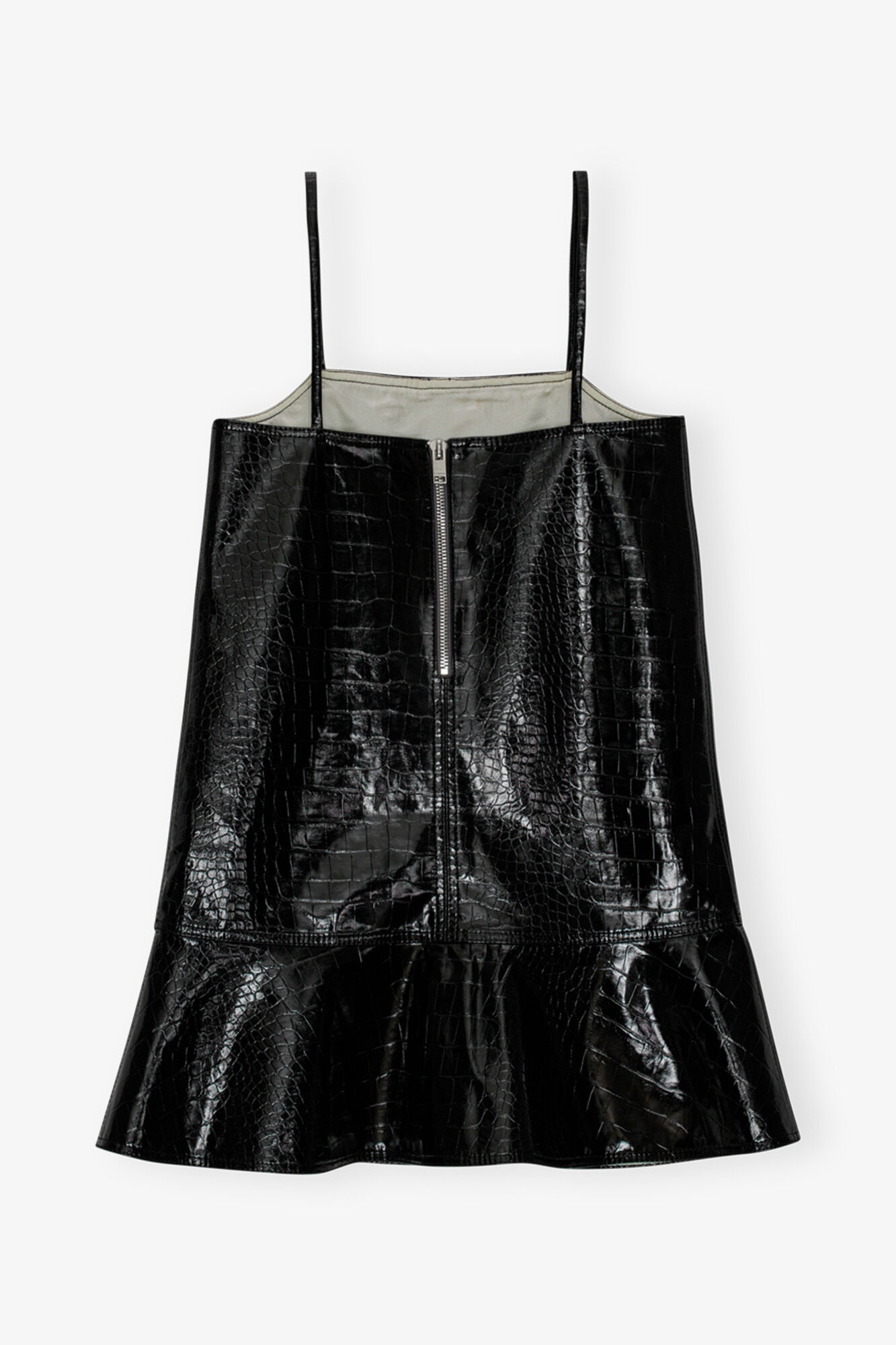 BLACK FUTURE COATED MINI DRESS - 6