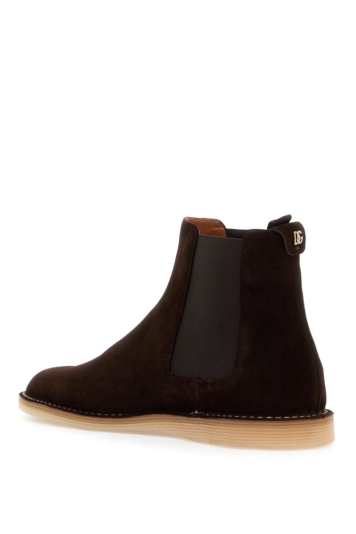 Dolce & Gabbana Suede Ankle Boots For Men - 3