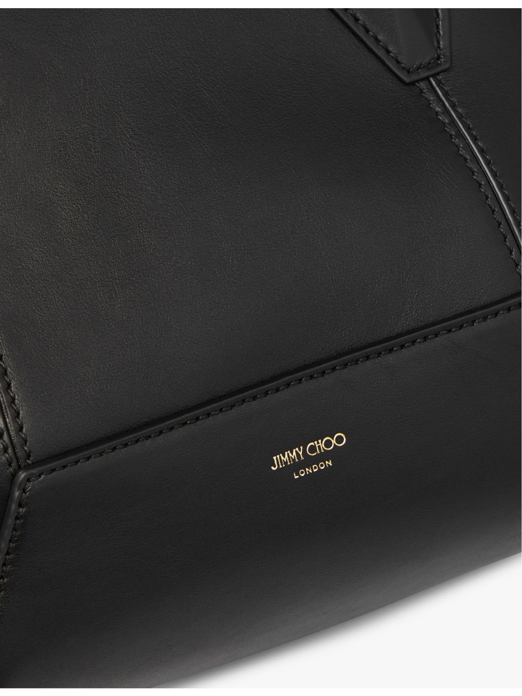 Diamond logo-embossed leather tote bag - 2