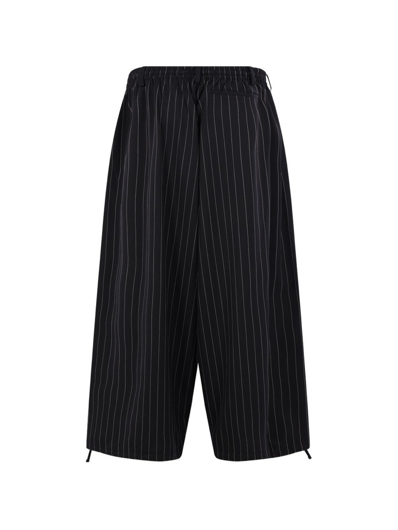 Y-3 wide-leg pinstripe trousers outlook