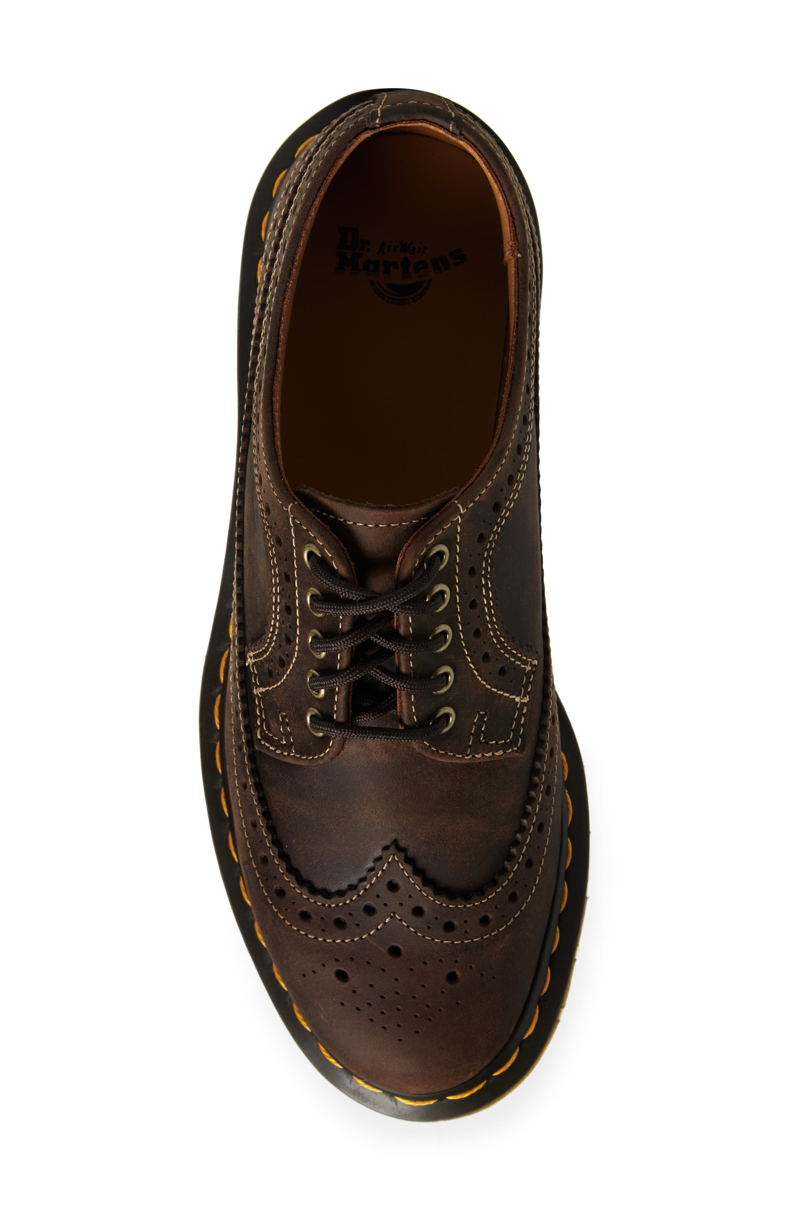 Dr. Martens 3989 Wingtip Derby in Dark Brown at Nordstrom - 5