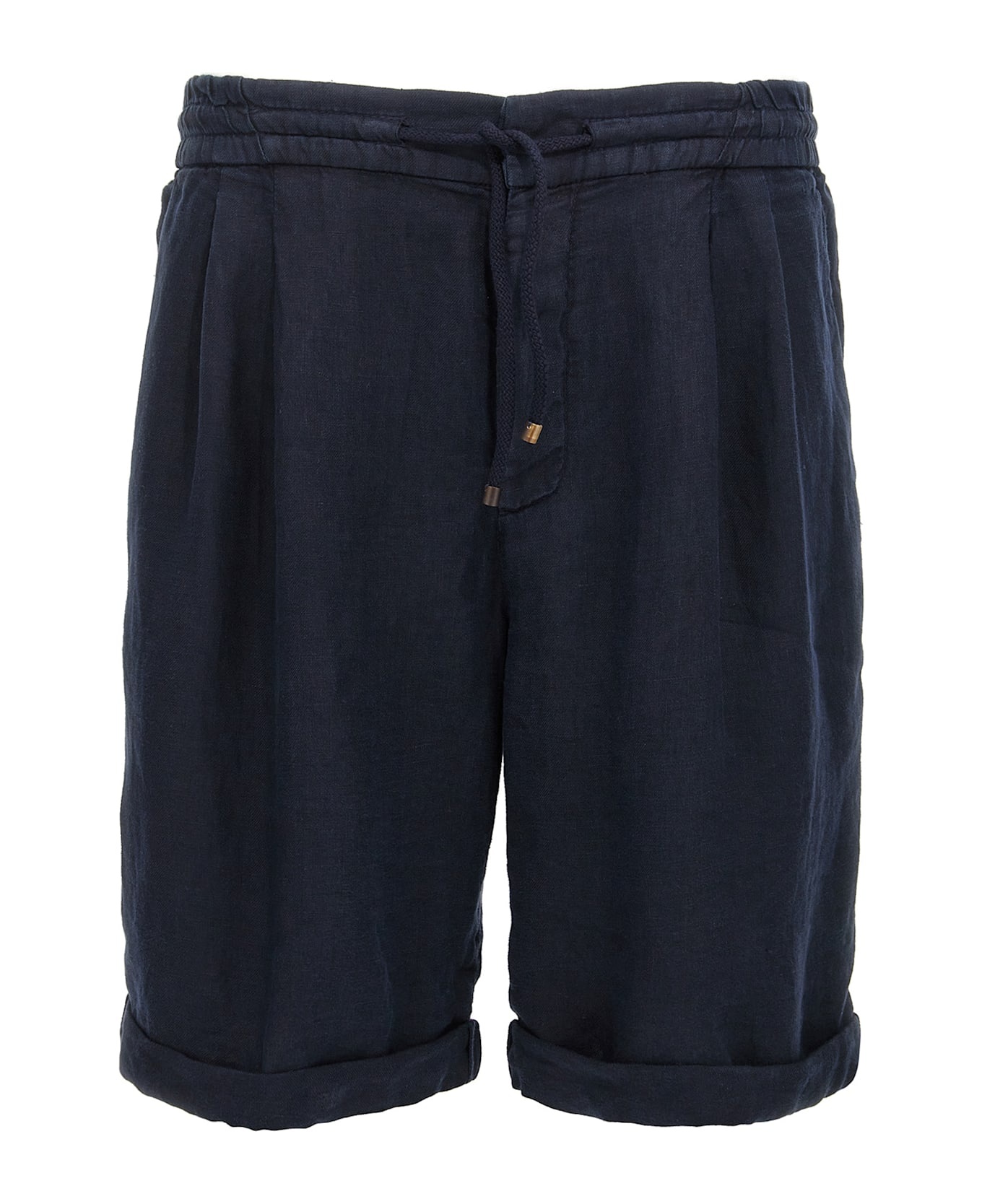 Linen Bermuda Shorts - 1
