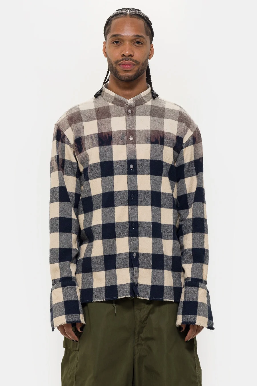 424 Tunic in Tea Check - 1