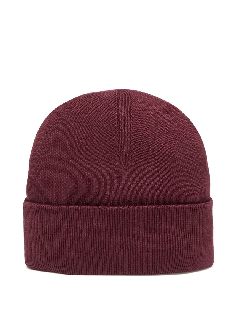 Fred Perry embroidered logo beanie hat outlook