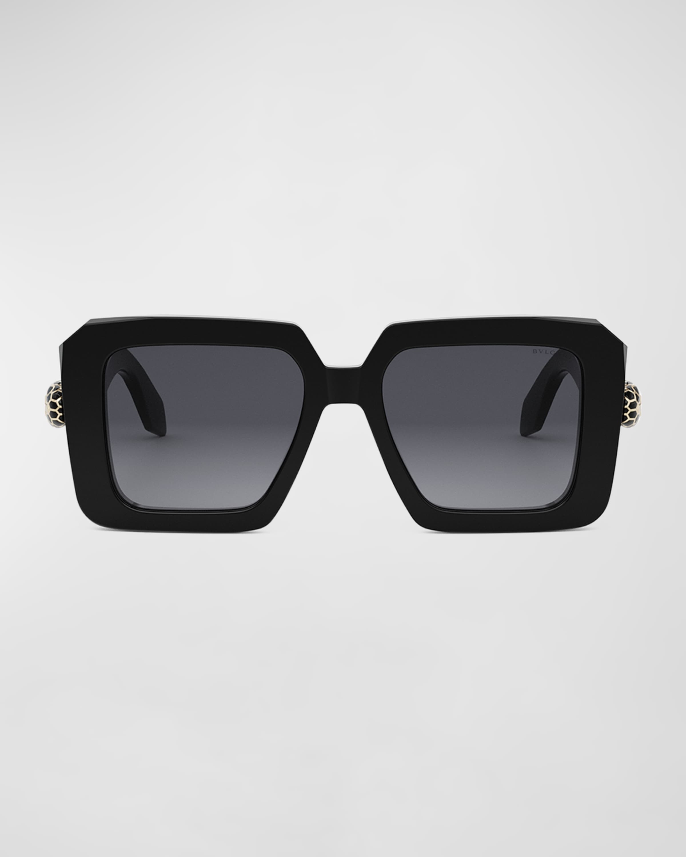 Logo Acetate Square Sunglasses - 4