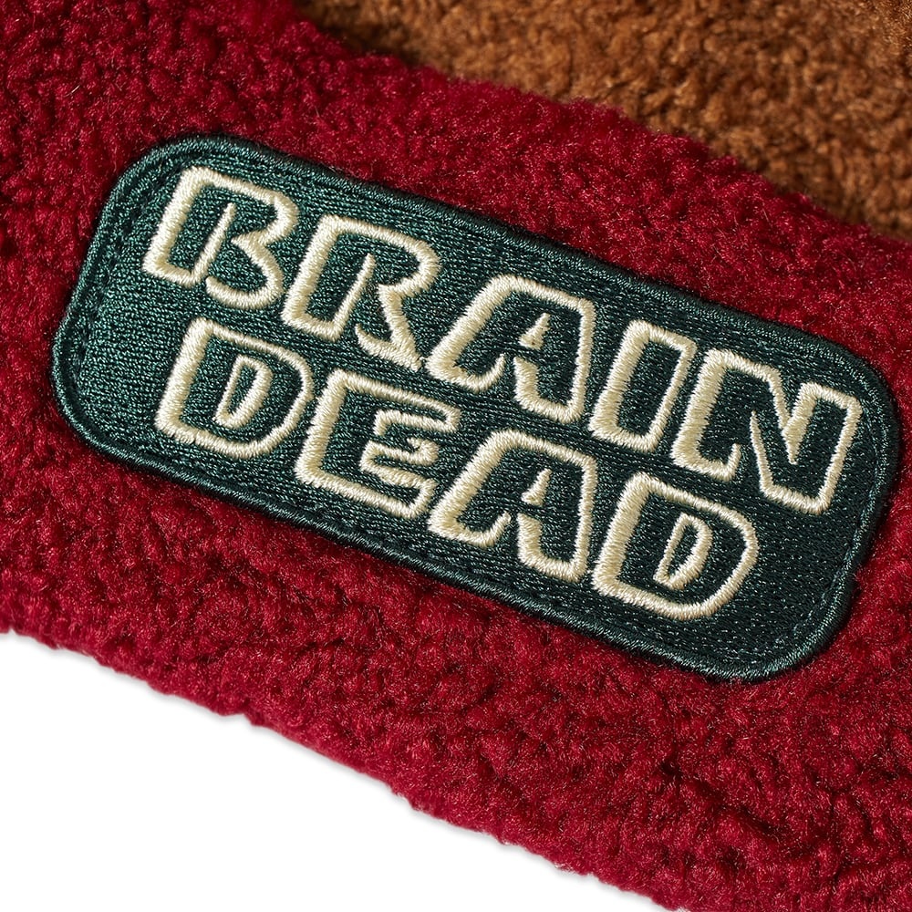 Brain Dead Marker Stamp Sherpa Beanie - 2