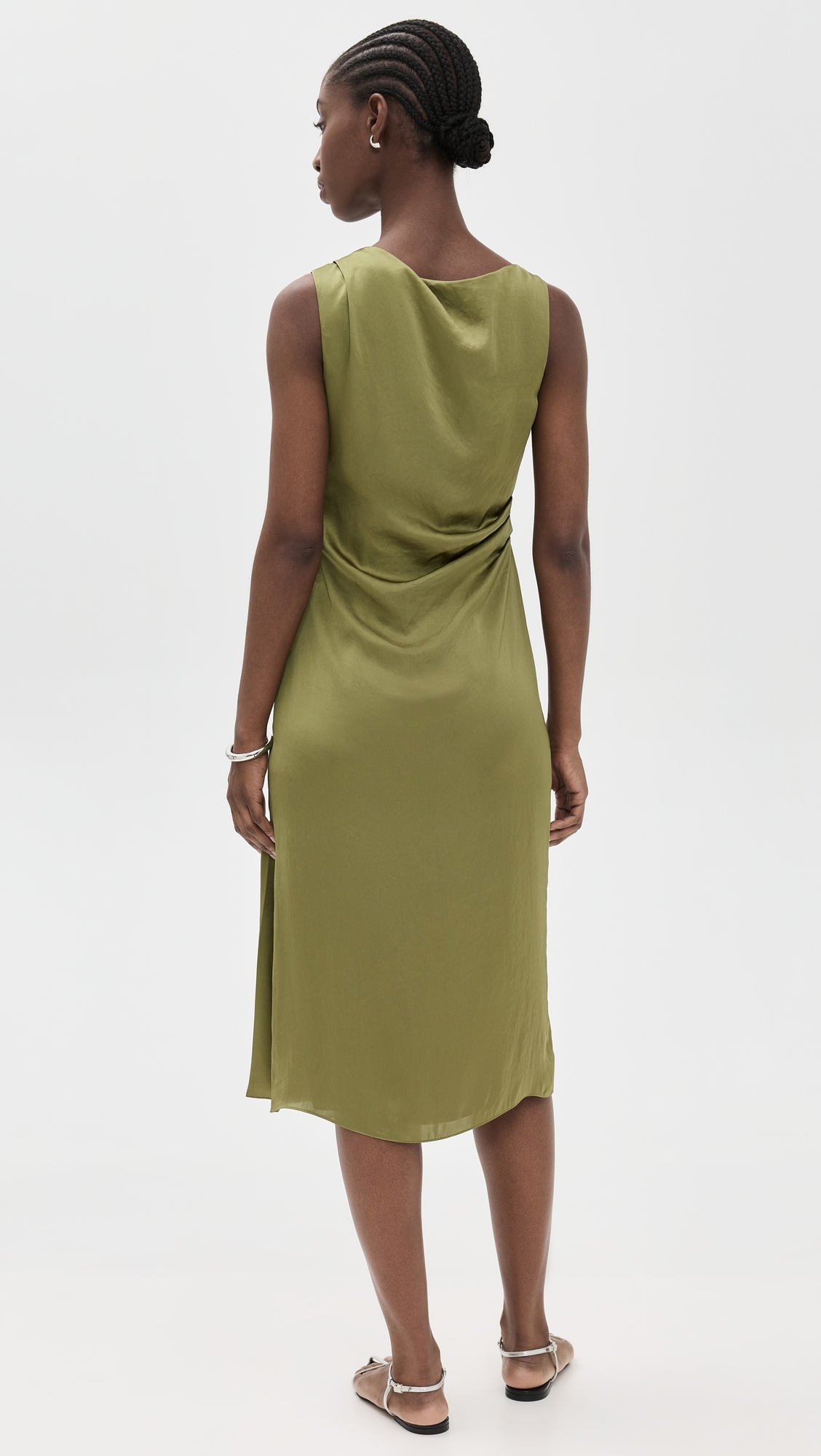 Shoulder Drape Dress - 2