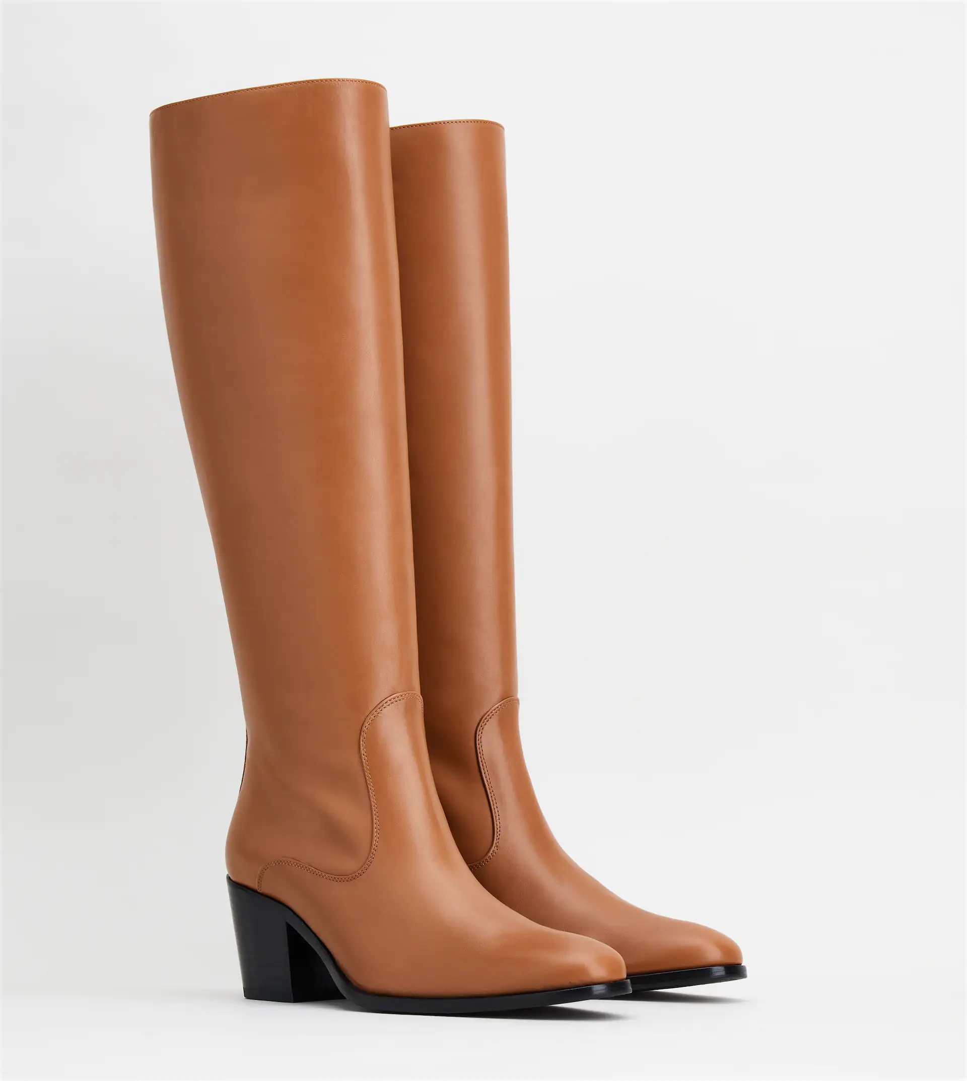 LEATHER BOOTS - BROWN - 2