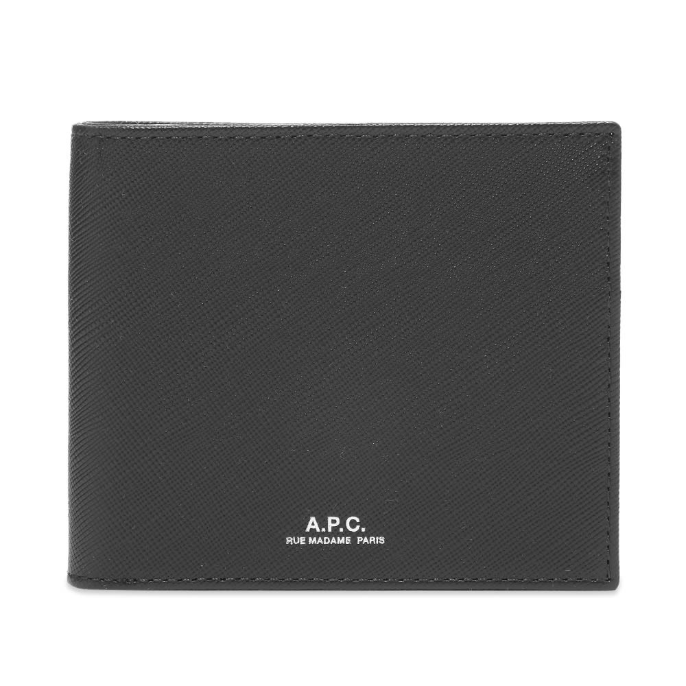 A.P.C. Aly Textured Billfold Wallet - 1