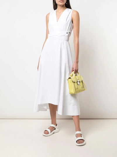 3.1 Phillip Lim sleeveless V-neck poplin dress outlook