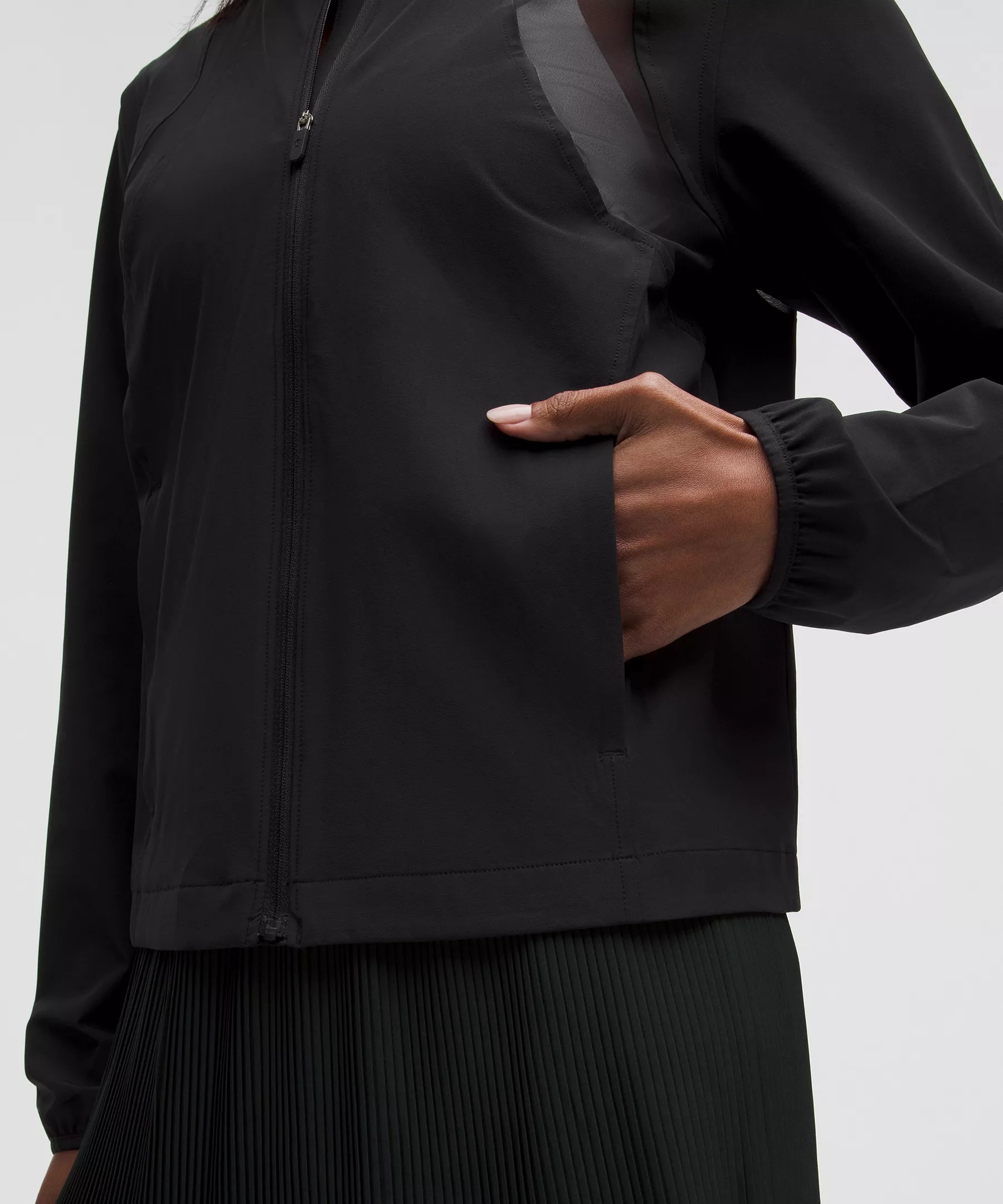 Mesh-Ventilated Tennis Jacket - 5