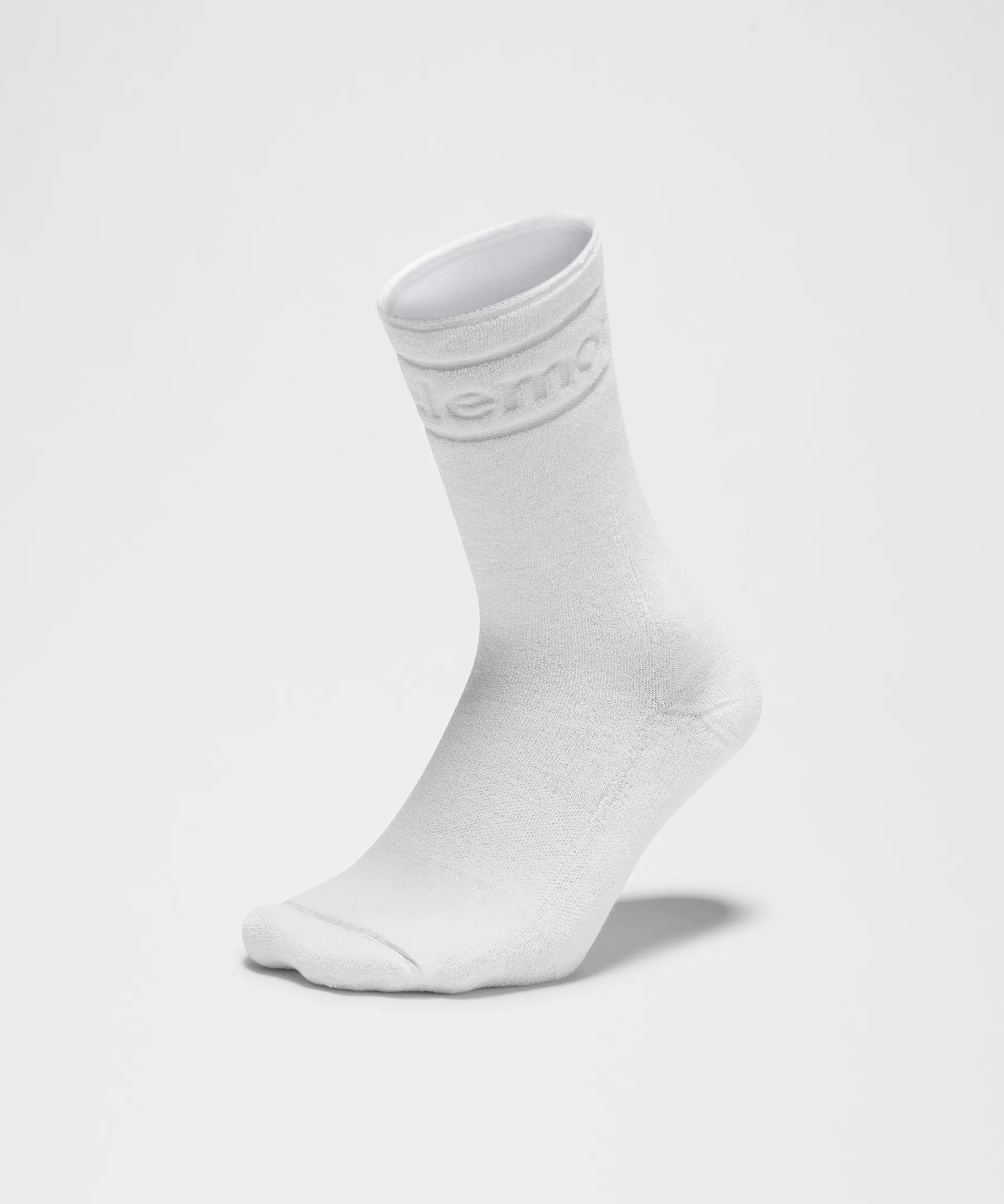 Unisex Terry Crew Socks - 3