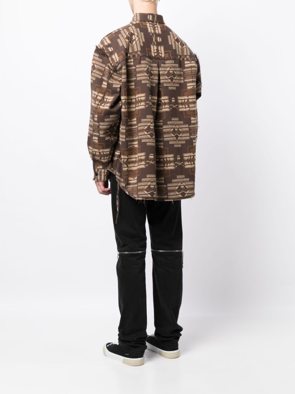 graphic-print cotton shirt - 4