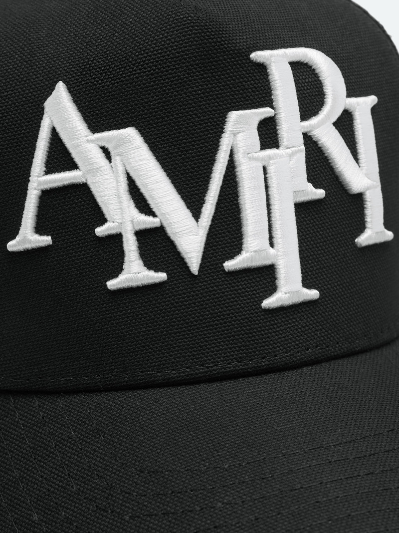 AMIRI STAGGERED LOGO TRUCKER 4