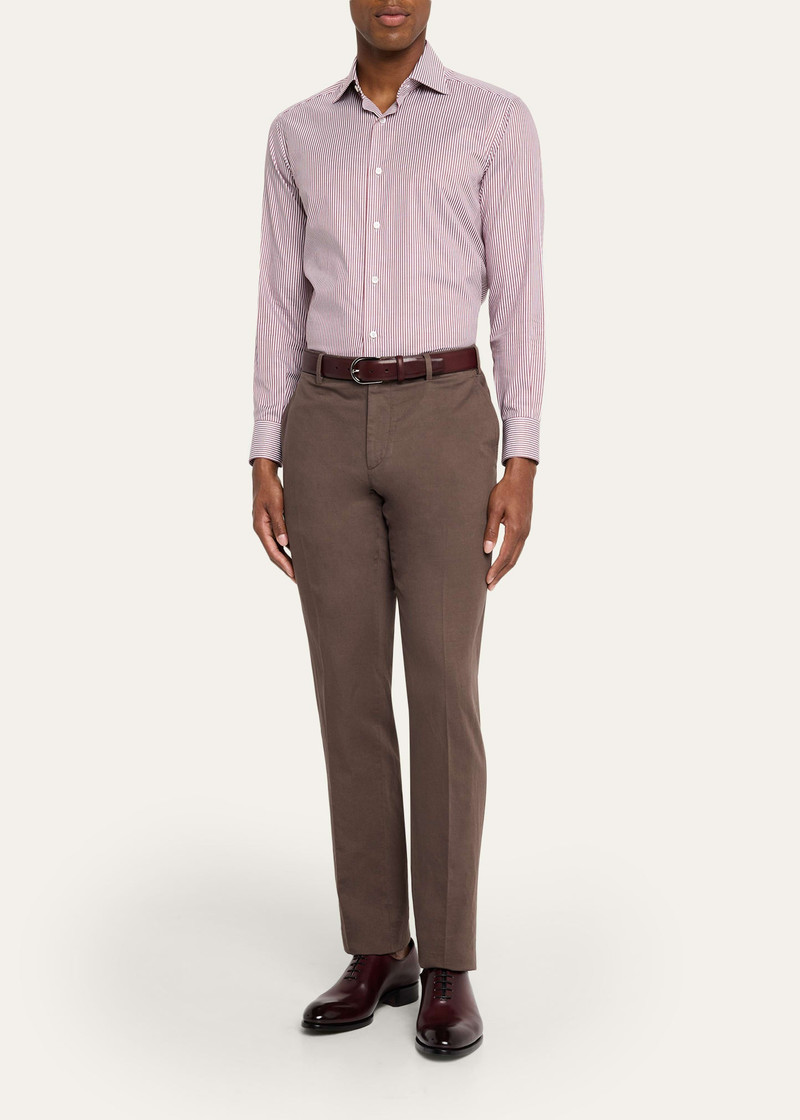 Brioni Men's Milano Leather Oxfords outlook
