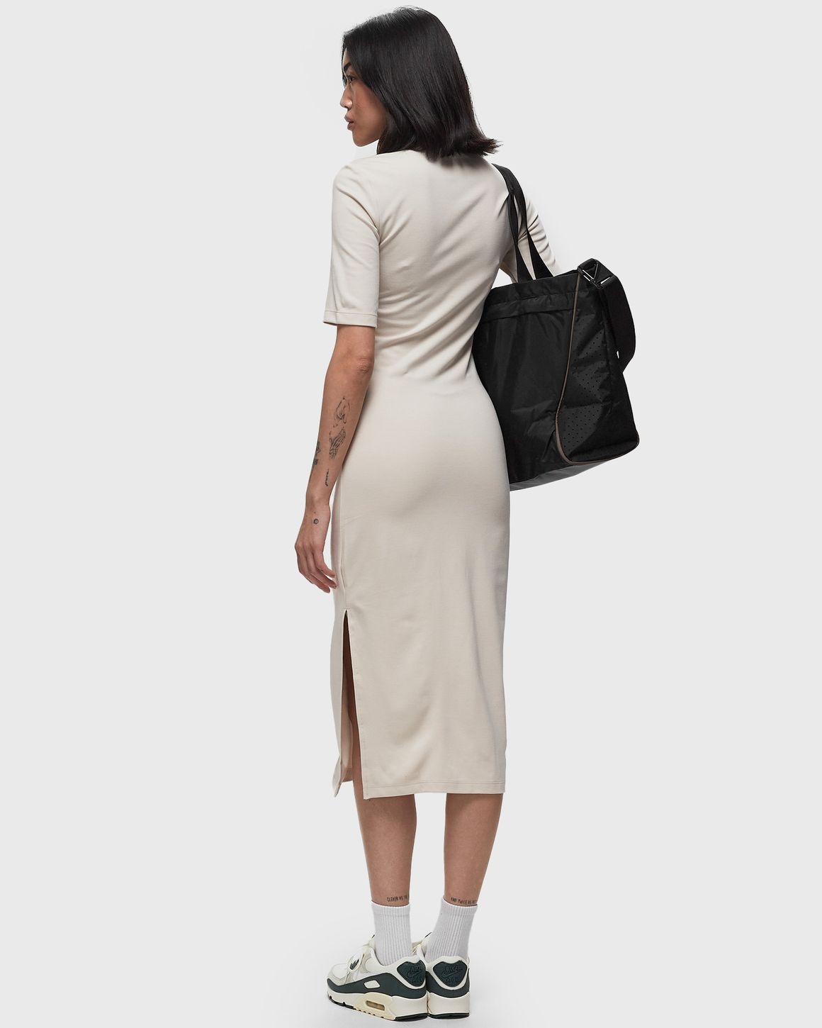 WMNS Nike Sportswear Essential Tight Midi Dress - 3