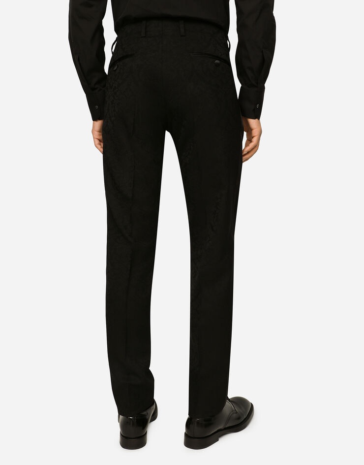 Wool jacquard Martini-fit tuxedo suit - 7