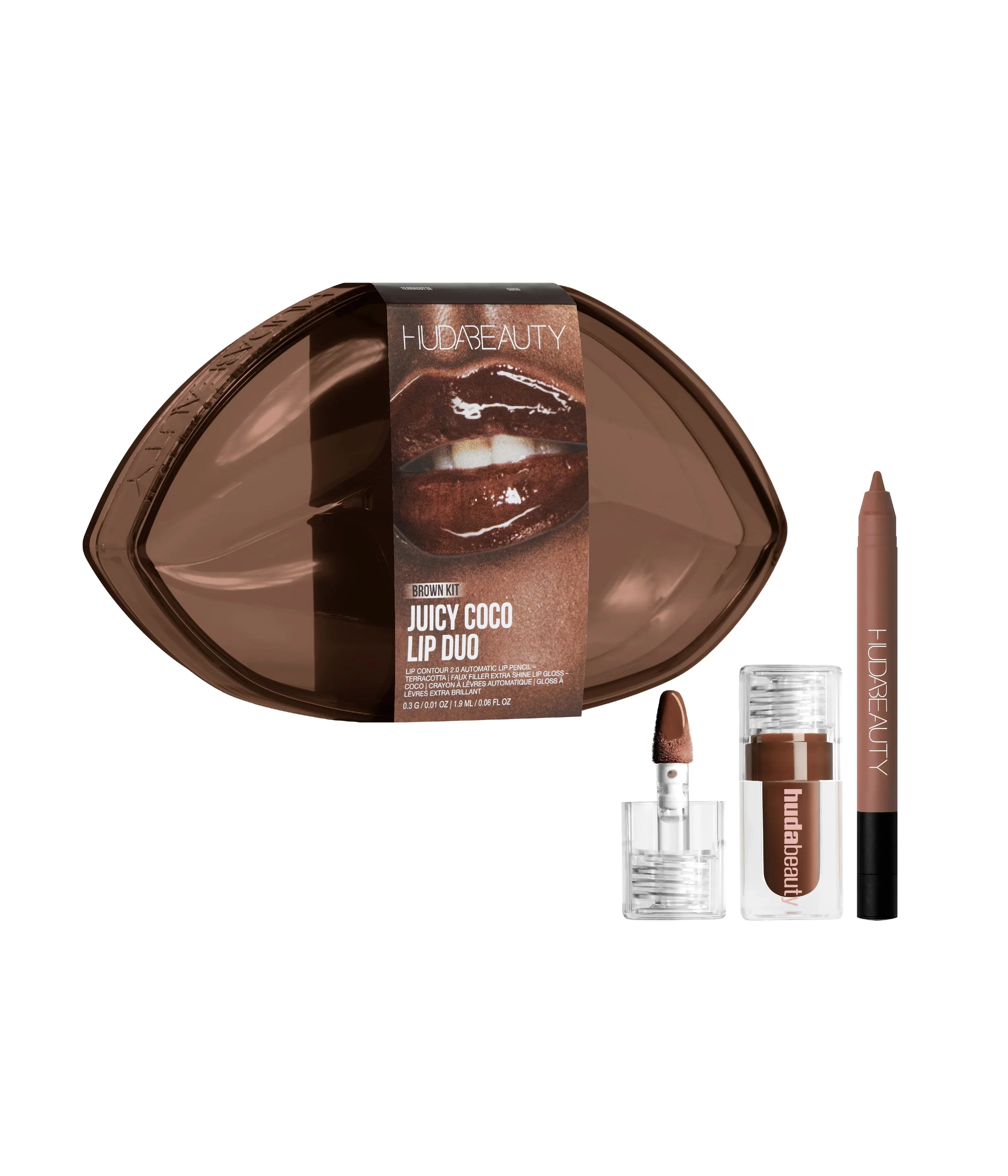 Juicy Coco Lip Duo - Shiny Lip Gloss & Lip Liner - 1