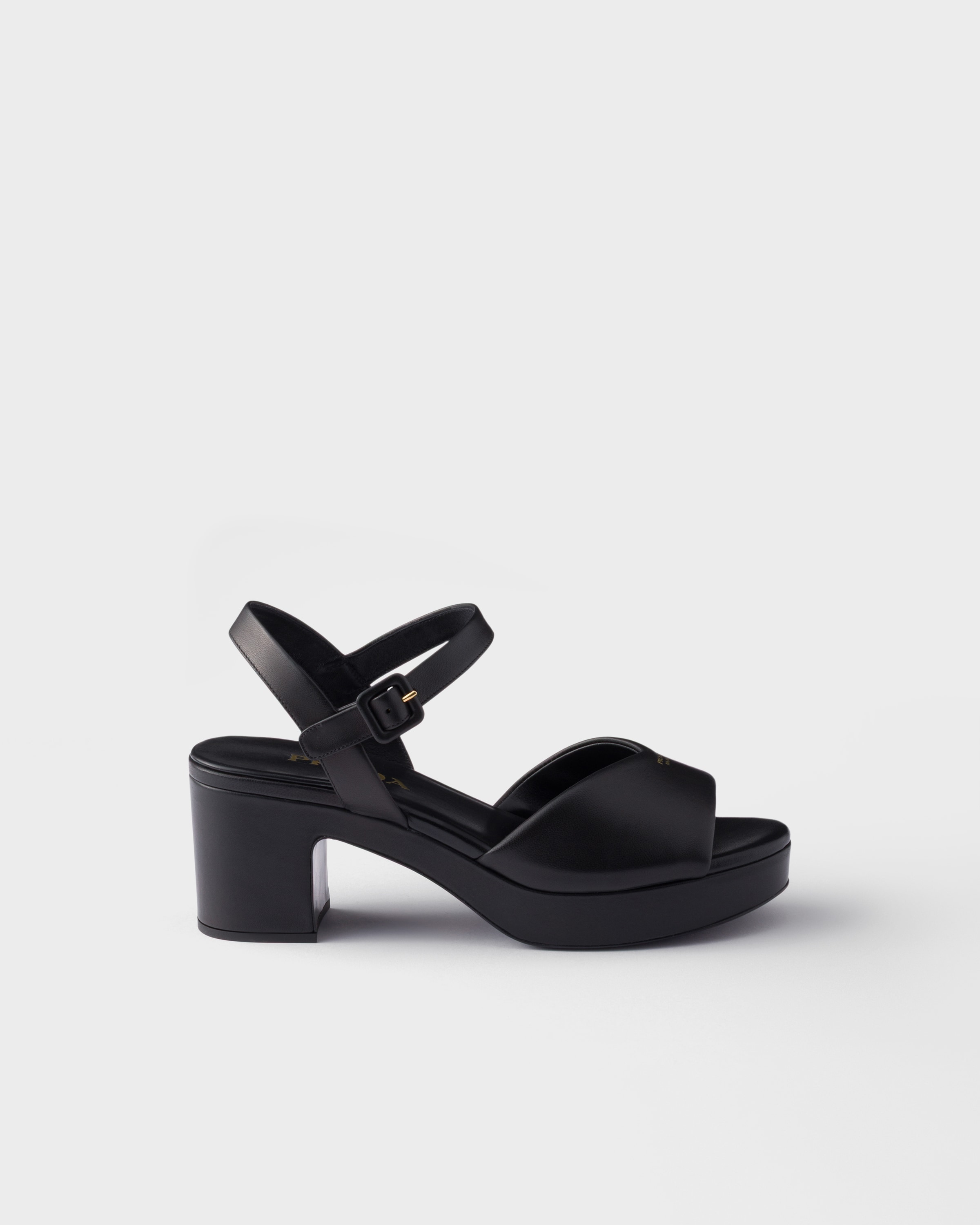 Padded nappa leather sandals - 2